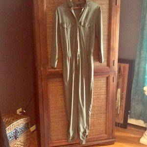 Olive green H@M jumpsuit